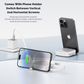 USAMS U87 multifunctional charging cable box with built-in phone stand