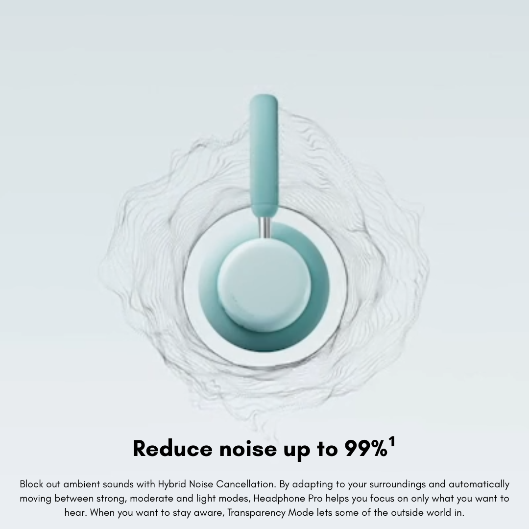 CMF Headphone Pro used by a person listening in a quiet environment