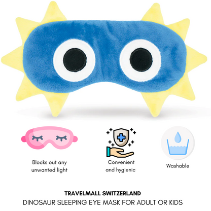 Travelmall Kids 3D Sleep Mask | Total Light Blocking Eye Mask for Travel | Pressure-Free Contoured Design for Boys & Girls | Ultra-Soft Breathable Sleep Accessory - Shop Now!