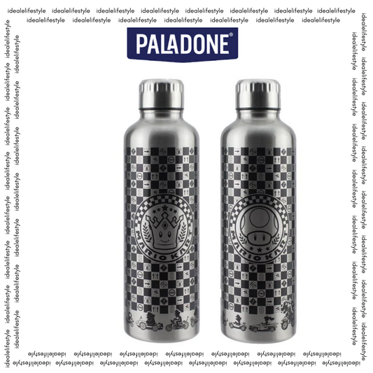 Paladone Mario Kart Metal Water Bottle (2021 New Collection)