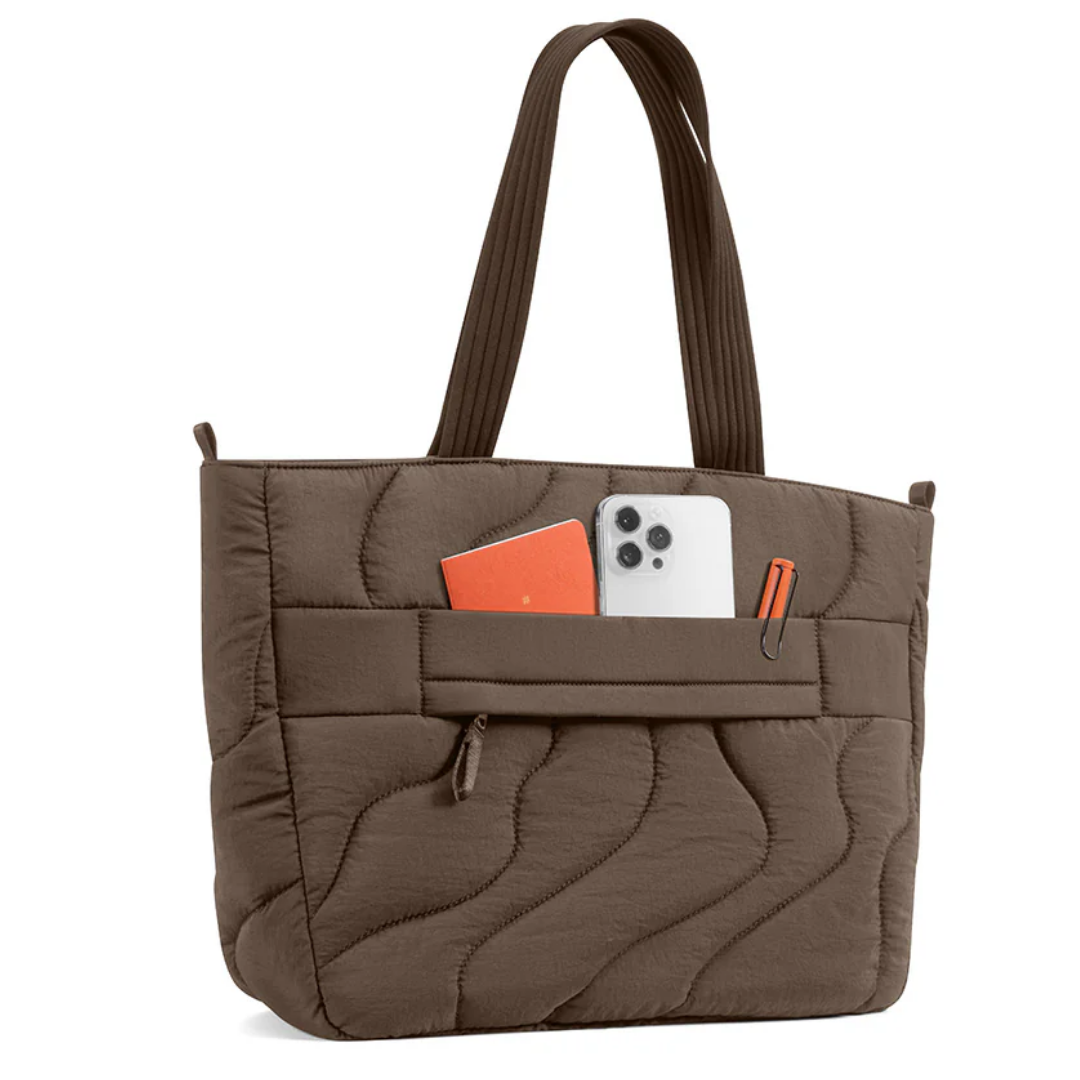 TOMTOC Terra T38 Puffy Tote Bag 10L 13.5L Soft Protective Laptop Shoulder Bag Briefcase for MacBook Pro Air 14 16 Inch
