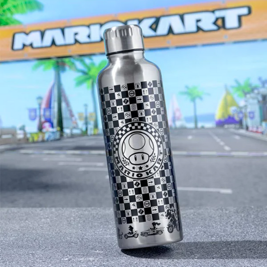 Paladone Mario Kart Metal Water Bottle (2021 New Collection)