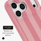 Official kate spade new york Stripe Rose Coral MagSafe Phone Case (Compatible with iPhone 18 Pro & iPhone 18 Pro Max)