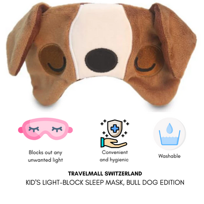Travelmall kids light blocking sleep mask-Bull
