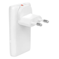 SKROSS Klip Slim Multihead 65W GaN Travel Charger | Ultra-Thin 12mm Dual Port (US/UK/EU Plugs)