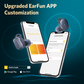 EarFun Free Pro 3 Noise Canceling Wireless Earbuds, Snapdragon Sound, Qualcomm aptX™ Adaptive, 6 Mics ENC, Bluetooth 5.3 Earbuds, Multipoint Connection, Customizable EQ App, Cozy Fit