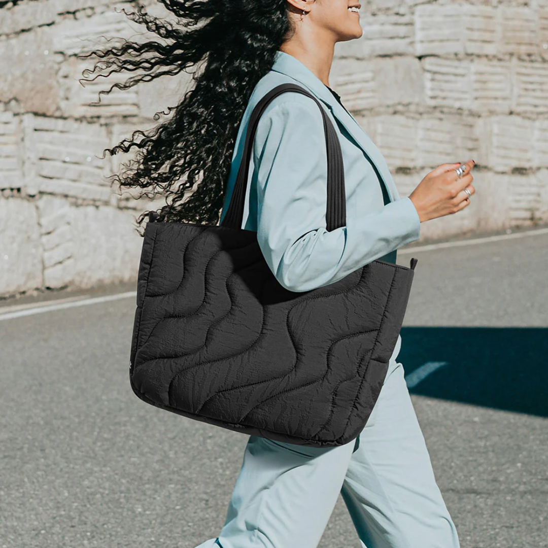 TOMTOC Terra T38 Puffy Tote Bag 10L 13.5L Soft Protective Laptop Shoulder Bag Briefcase for MacBook Pro Air 14 16 Inch