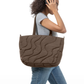 TOMTOC Terra T38 Puffy Tote Bag 10L 13.5L Soft Protective Laptop Shoulder Bag Briefcase for MacBook Pro Air 14 16 Inch
