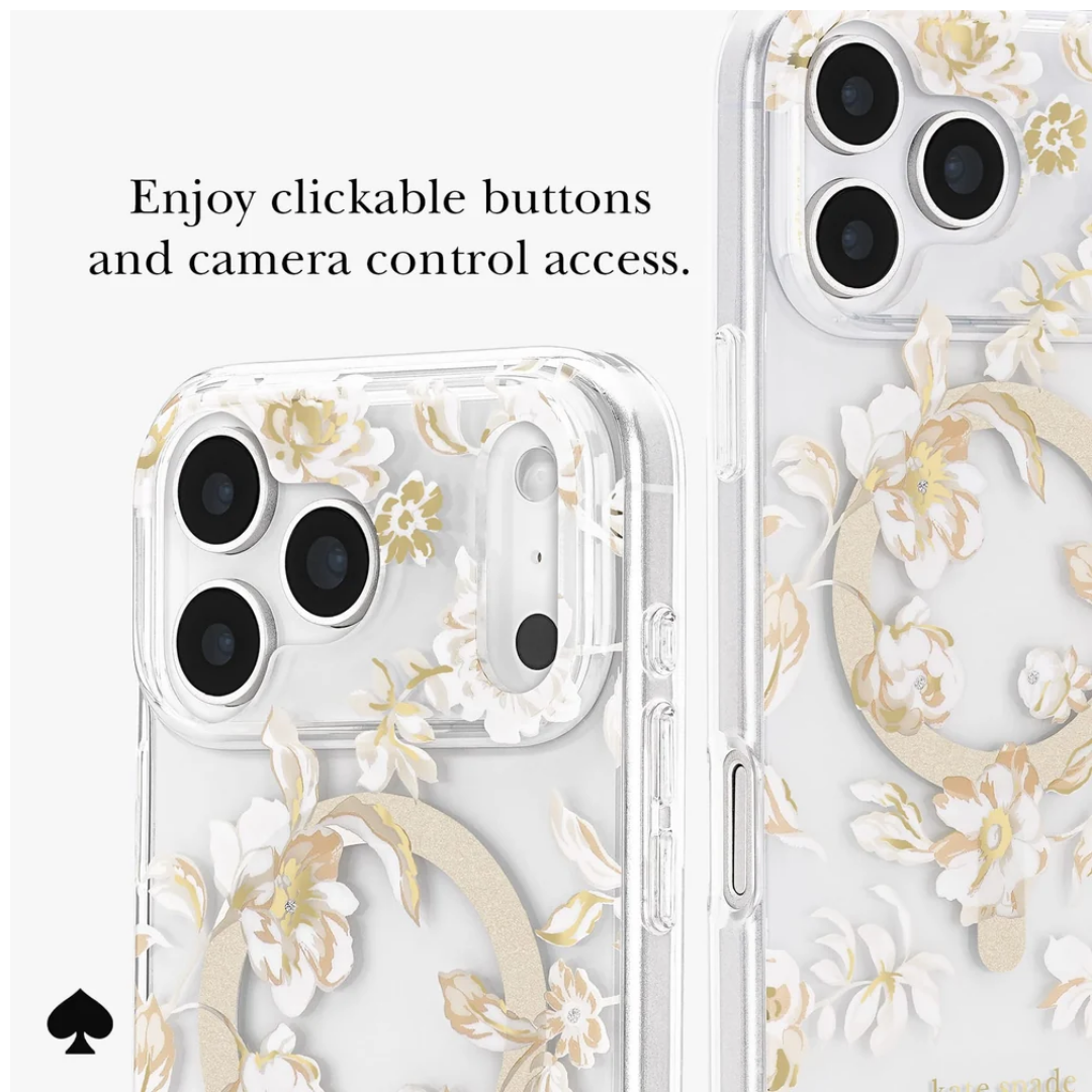Official kate spade new york Autumn Toile MagSafe Phone Case (Compatible with iPhone 18 Pro Max & iPhone 18 Pro)
