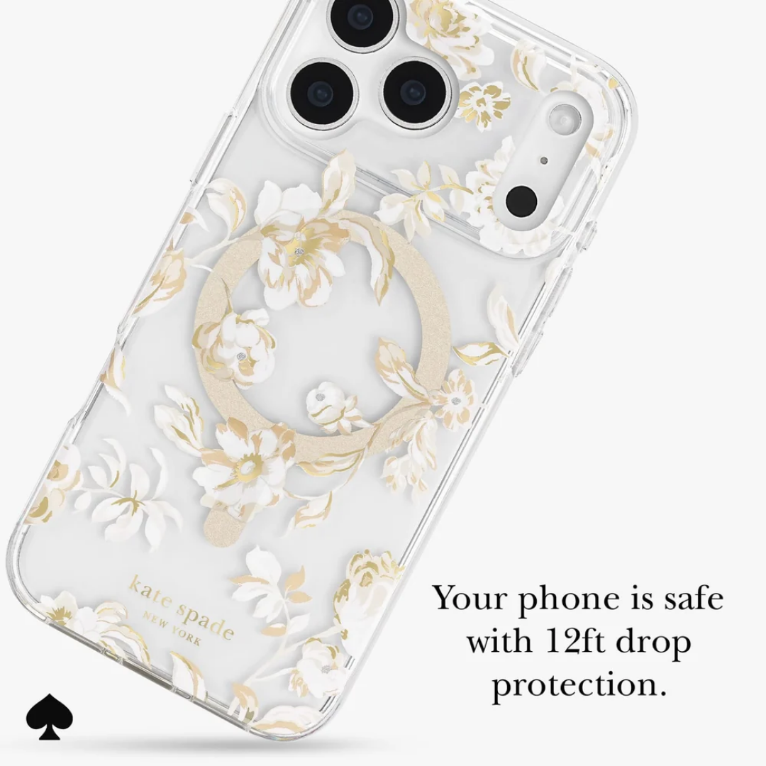 Official kate spade new york Autumn Toile MagSafe Phone Case (Compatible with iPhone 18 Pro Max & iPhone 18 Pro)