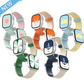 WiWU MAG DUO Magnetic Watch Band Reversible Dual Color Silicone Strap Compatible 38 40 41 42 44 45 46 49mm Ultra Wi-WB303