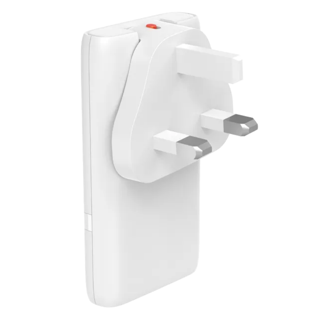 SKROSS Klip Slim Multihead 65W GaN Travel Charger | Ultra-Thin 12mm Dual Port (US/UK/EU Plugs)
