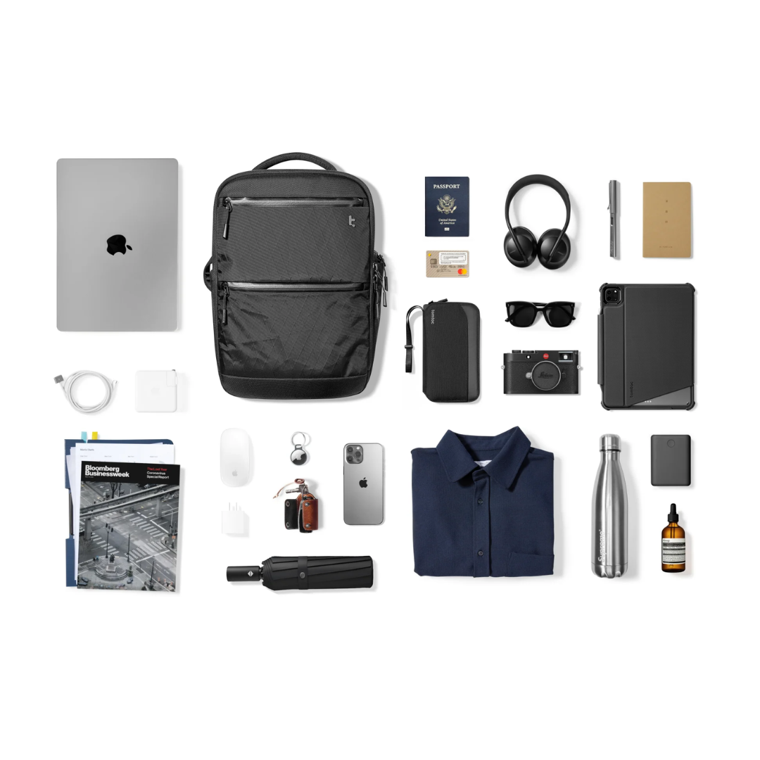 tomtoc Navigator-T73 X-Pac 28L Travel Laptop Backpack | Premium Waterproof Tech Daypack Premium Commuter Bag Fits Up to 16-Inch Laptops
