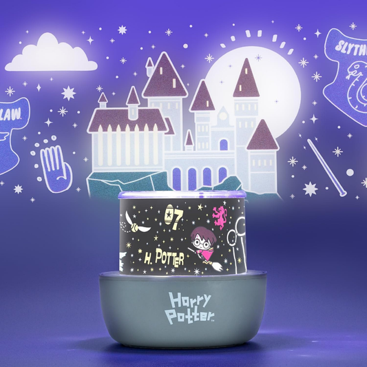 Paladone Projection Night Light - Harry Potter Hogwarts and Quidditch Interchangeable Scenes
