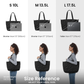 TOMTOC Terra T38 Puffy Tote Bag 10L 13.5L Soft Protective Laptop Shoulder Bag Briefcase for MacBook Pro Air 14 16 Inch