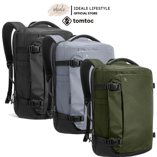 TOMTOC Navigator T66 Liteway Travel Backpack 40L /28L Flight Approved Waterproof Suitcase Backpack 17.3 16 Inch Laptop Bag