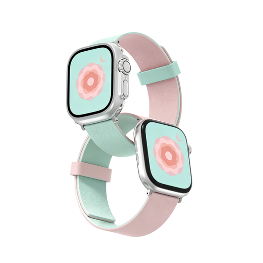 WiWU MAG DUO Magnetic Watch Band Reversible Dual Color Silicone Strap Compatible 38 40 41 42 44 45 46 49mm Ultra Wi-WB303