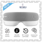 WiWU Wi-YD001 Intelligent Eye Massager with Heat, Smart Eye Mask Massage for Migraines Relief, Relaxation