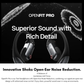 Shokz OpenFit Pro Open-Ear True Wireless Earbuds | Shokz SuperBoost™ & DirectPitch™ Tech | Dolby Atmos Optimized | IP55 Sweatproof | 50-Hour Battery Life | Noise Reduction | USB-C & Wireless Charging