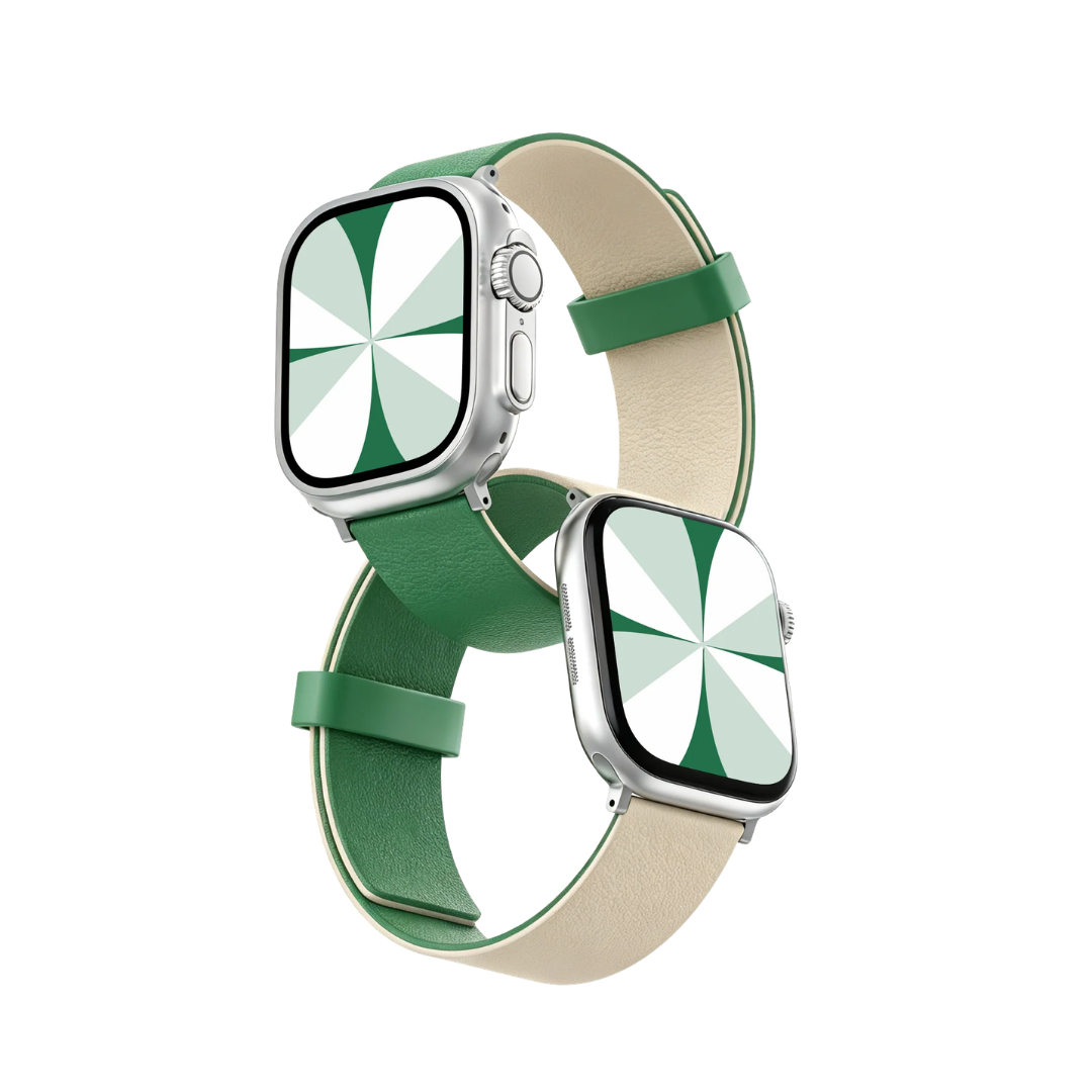 WiWU MAG DUO Magnetic Watch Band Reversible Dual Color Silicone Strap Compatible 38 40 41 42 44 45 46 49mm Ultra Wi-WB303
