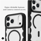 kate spade new york Scallop Black MagSafe Case for iPhone 18 Pro Max 18 Pro Crystal Clear Black Scalloped 12ft Drop