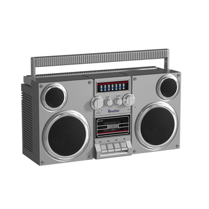 OneDer D2 Retro Design Portable Speaker with FM Radio