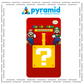 Pyramid Super Mario (Question Mark Block) Luggage Tag