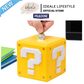 Paladone Super Mario Question Block Money Box | Official Nintendo Licensed Savings Bank | 12cm Square Desktop Coin Bank | Classic "?" Block Collector’s Gift - Shop Now!