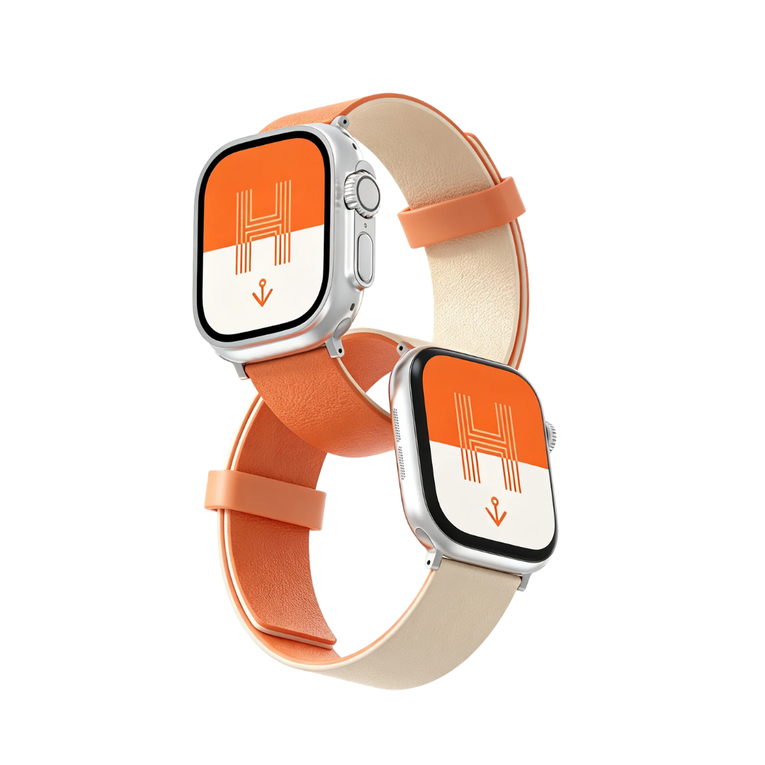 WiWU MAG DUO Magnetic Watch Band Reversible Dual Color Silicone Strap Compatible 38 40 41 42 44 45 46 49mm Ultra Wi-WB303