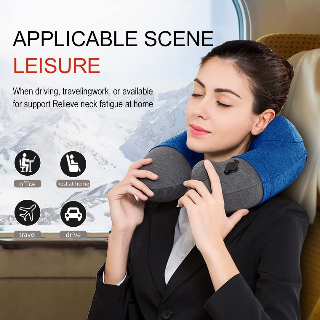 Travelmall 3D Inflatable Neck Pillow Idealelifestyle travelmall-3d-inflatable-neck-pillow-idealelifestyle