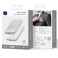 WiWU Silver Seraph 10000mAh Magnetic Power Bank | 9mm Alloy Unibody, 20W PD Fast Charging, 15W Wireless