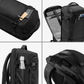 TOMTOC Navigator T67 Travel Backpack 38L Flight Approved Flight Suitcase Backpack Water Resistant 17.3 Inch Laptop Bag