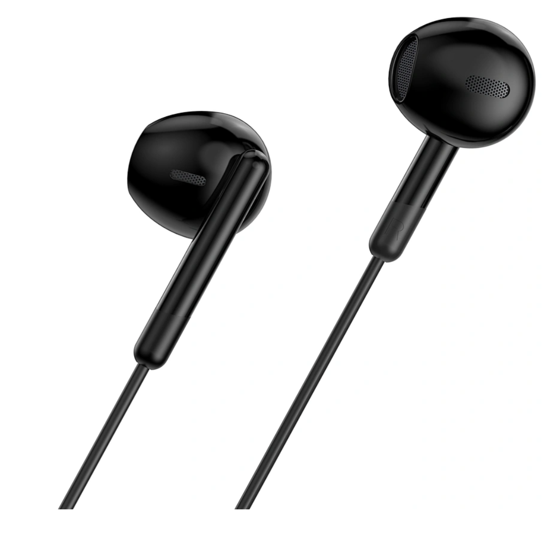 WiWU EB314 Type-C Wired Earphones | Ergonomic In-Ear Sports Headset with HD Mic & Volume Control | Zero Latency Digital Audio for Smartphones & Tablets | 1.1M Durable Cable