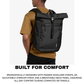 TOMTOC Navigator T61 Rolltop Backpack L Waterproof 25L 30L Expandable Travel Laptop Bag 17.3 Inch Big Capacity Men Women
