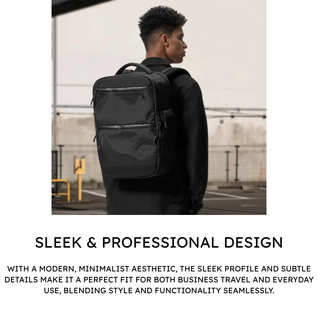 tomtoc Navigator-T73 X-Pac 28L Travel Laptop Backpack | Premium Waterproof Tech Daypack Premium Commuter Bag Fits Up to 16-Inch Laptops