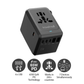 Travelmall GaN 65W PD High Performance Worldwide Travel Adaptor