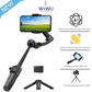 WiWU Wi-SE016 AI Smart Tripod Selfie Stick with built-in AI tracking and detachable remote for hands-free live streaming