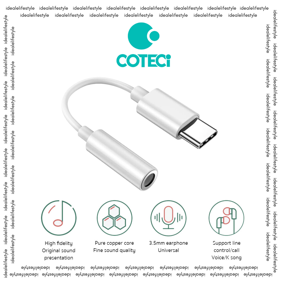 COTECi USB-C TO 3.5MM AUDIO ADAPTER
