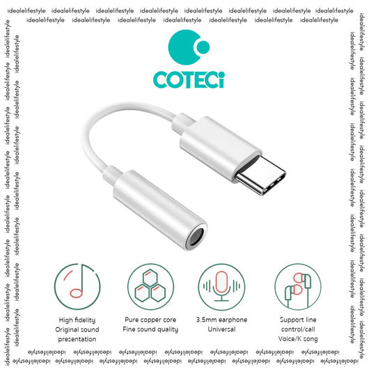 COTECi USB-C TO 3.5MM AUDIO ADAPTER