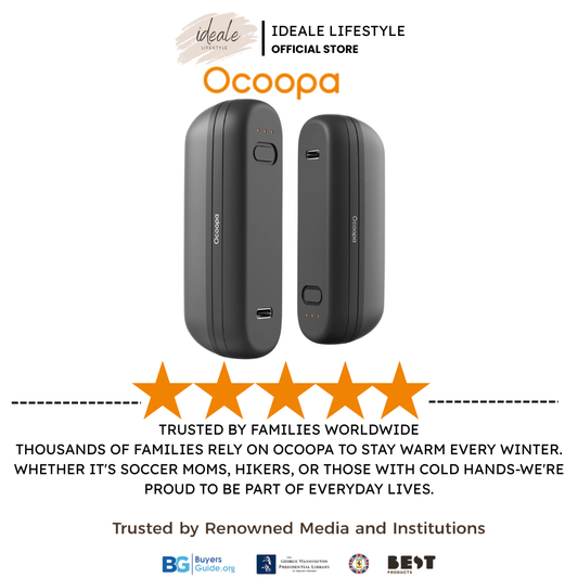 OCOOPA UT2S Mini Rechargeable Hand Warmers 5200mAh Magnetic 2-in-1 Pocket Heater