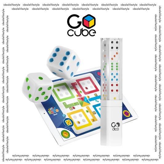 GoDice Family Pack - 5 Smart Connected Dice. Brings The Best Dice Games of All Time to The 21st Century. Educational, Fun & Innovative Games for Family, Friends, Game nights. Free App