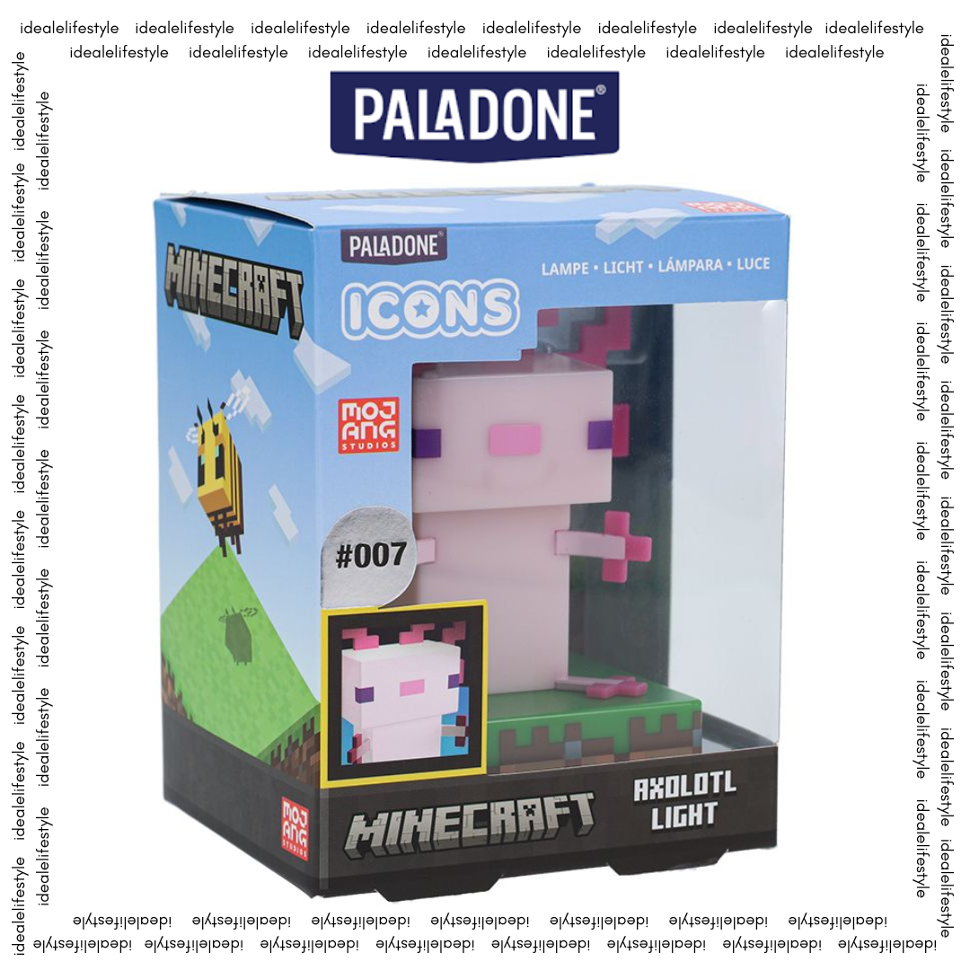 Paladone Minecraft Axolotl Icon Light (#007)