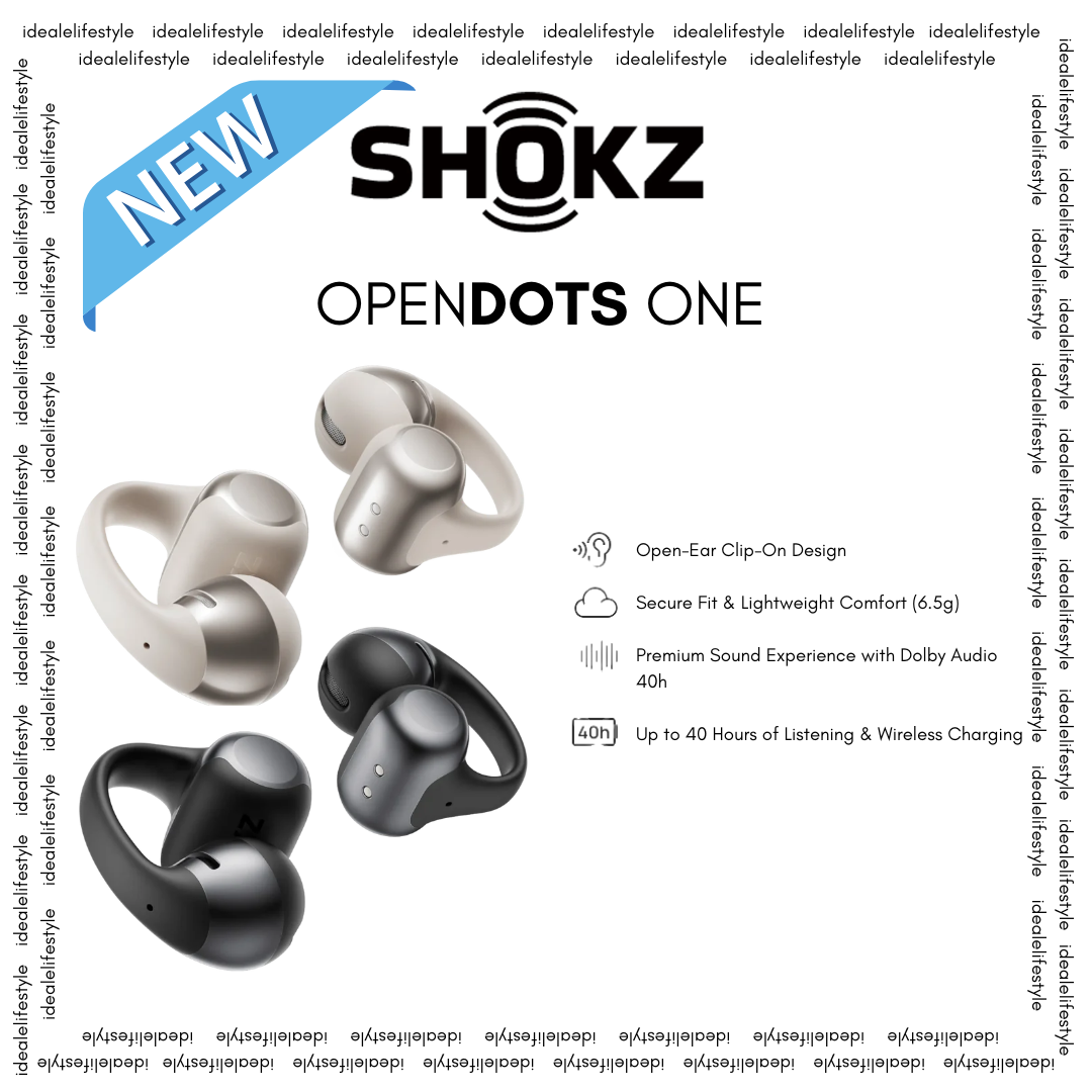 Shokz OpenDots ONE open-ear wireless earbuds with Dolby Audio