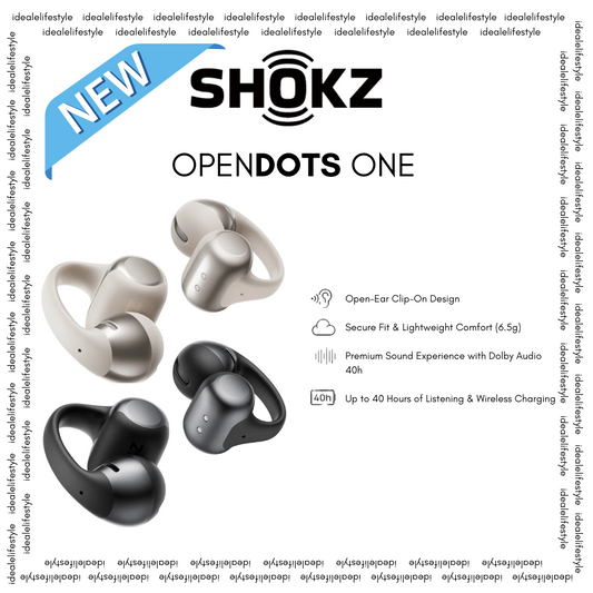Shokz OpenDots ONE open-ear wireless earbuds with Dolby Audio