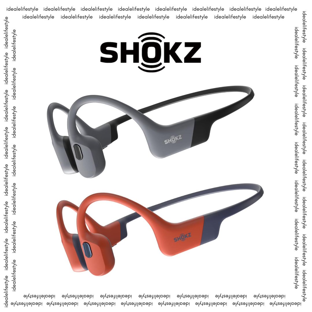 SHOKZ OpenSwim Pro - Open-Ear Bluetooth Headphones & 32GB MP3 Player, IP68 Waterproof, Bone Conduction Headphones, Secure Fit for Workouts, Running and Swimming, Built-in Microphone, Shokz App