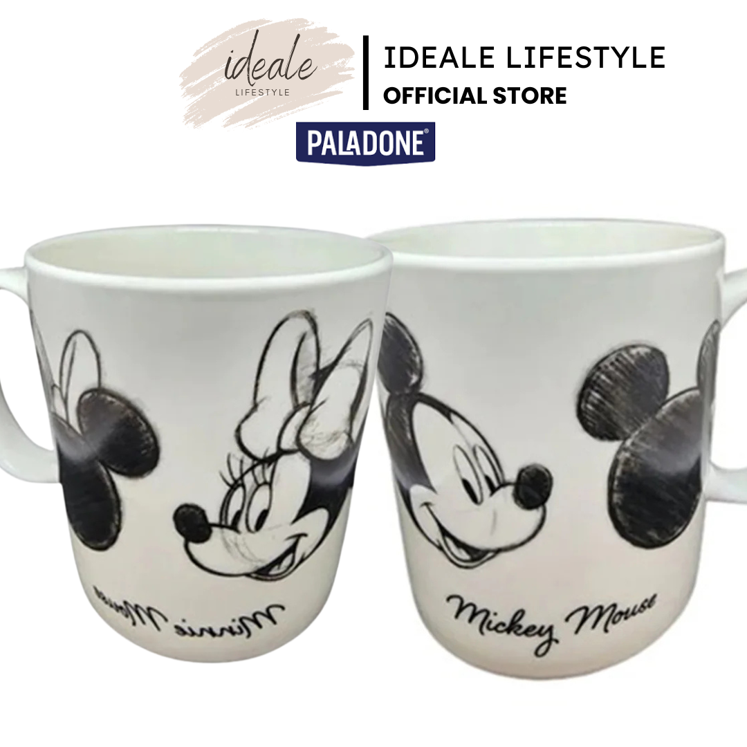 Official Disney Mickey and Minnie Mouse Set of 2 Mugs | Ceramic Couple’s Coffee Cup Gift Set | Mr & Mrs Anniversary & Housewarming Gift | Microwave & Dishwasher Safe - Shop Now!