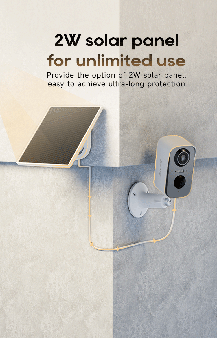 Dreame NAVO Care SE 1 OutCam Outdoor Security Camera Built-in Solar Panel HD WiFi AI Motion Detection Night Vision Two-Way Audio Weather Resistant