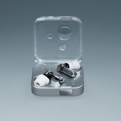 Nothing Ear 3 true wireless earbuds with white charging case and earbuds