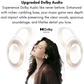 SHOKZ OpenDots 2 Open Ear Wireless Earbuds Bluetooth Dolby Audio Bass IP57 Sport Headphones Noise Canceling Earphone