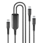 SKROSS Link Split PRO 2-in-1 Dual USB-C Cable 140W (150cm) | Adaptive Fast Charge & Data Sync Braided Cable